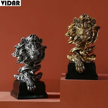 VIDAR European-style Modern Resin Lion Head Ornaments Home Living Room Model Room Wine Cabinet Coffee Table Soft Furnishings 
VIDAR European-style Modern Resin Lion Head Ornaments Home Living Room Model Room Wine Cabinet Coffee Table Soft Furnishings