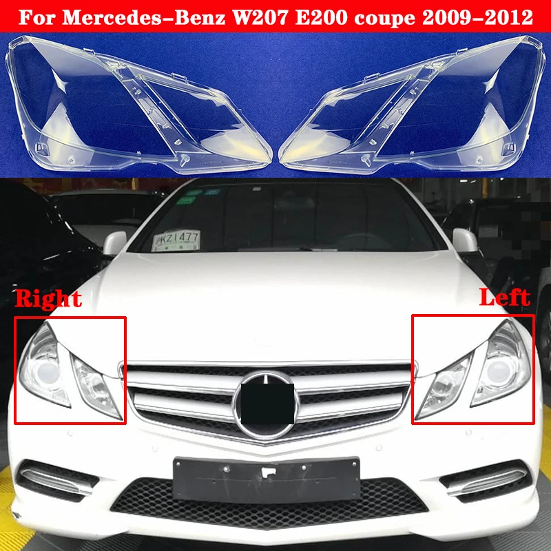 For Mercedes-Benz E-class W207 2009-2012 Car Front Headlight Cover E200 coupe Headlamp Lampshade Lampcover glass Lens Shell Caps
For Mercedes-Benz E-class W207 2009-2012 Car Front Headlight Cover E200 coupe Headlamp Lampshade Lampcover glass Lens Shell Caps