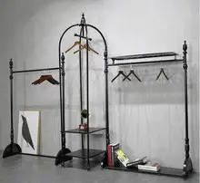 Clothing store display rack floor type children's clothing rack combination store display shelf wall women's clothing rack 
Clothing store display rack floor type children's clothing rack combination store display shelf wall women's clothing rack