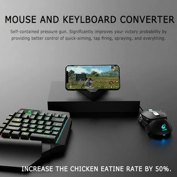 Keyboard-Mouse-Converter Bluetooth Gamepad For FPS Mobile Game pressure gun firing spraying For Android iOS Plug and play
Keyboard-Mouse-Converter Bluetooth Gamepad For FPS Mobile Game pressure gun firing spraying For Android iOS Plug and play