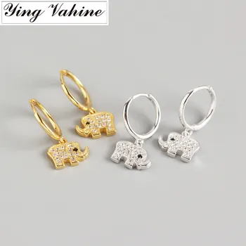 ying Vahine 100% 925 Sterling Silver Lovely Small Elephant Pendant Stud Earrings for Women Fashion Jewelry Best Gifts
ying Vahine 100% 925 Sterling Silver Lovely Small Elephant Pendant Stud Earrings for Women Fashion Jewelry Best Gifts