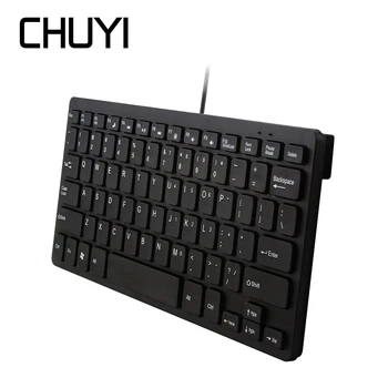 CHYI Mini Wired Keyboard USB Silent English Computer Keyboard for Laptop Desktop Ergonomic 87 Keys Ultra-thin Computer Keyboard 
CHYI Mini Wired Keyboard USB Silent English Computer Keyboard for Laptop Desktop Ergonomic 87 Keys Ultra-thin Computer Keyboard