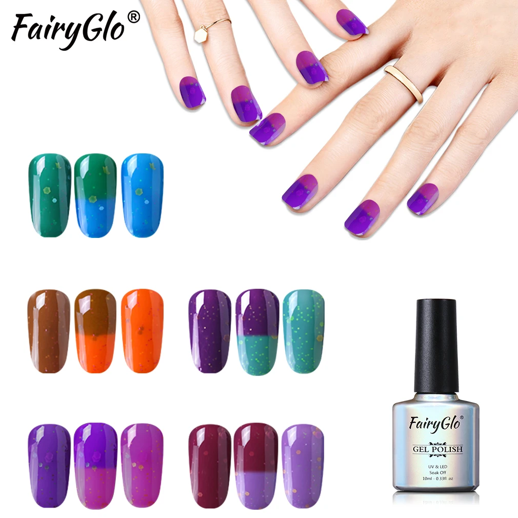 FairyGlo 10ML Cheese Temperature Change Color Gel Nail Polish Chameleon Color Changing UV Gel Polish Nali Art Varnish Lacquer
FairyGlo 10ML Cheese Temperature Change Color Gel Nail Polish Chameleon Color Changing UV Gel Polish Nali Art Varnish Lacquer