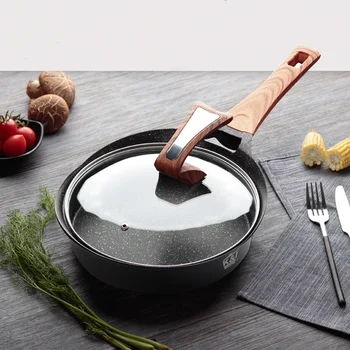 24/26cm Maifan Stone Saucepan Nonstick Wok Frying Pan Cooking Utensils No Soot Gas Induction Cooker Household Kitchen Supplies
24/26cm Maifan Stone Saucepan Nonstick Wok Frying Pan Cooking Utensils No Soot Gas Induction Cooker Household Kitchen Supplies