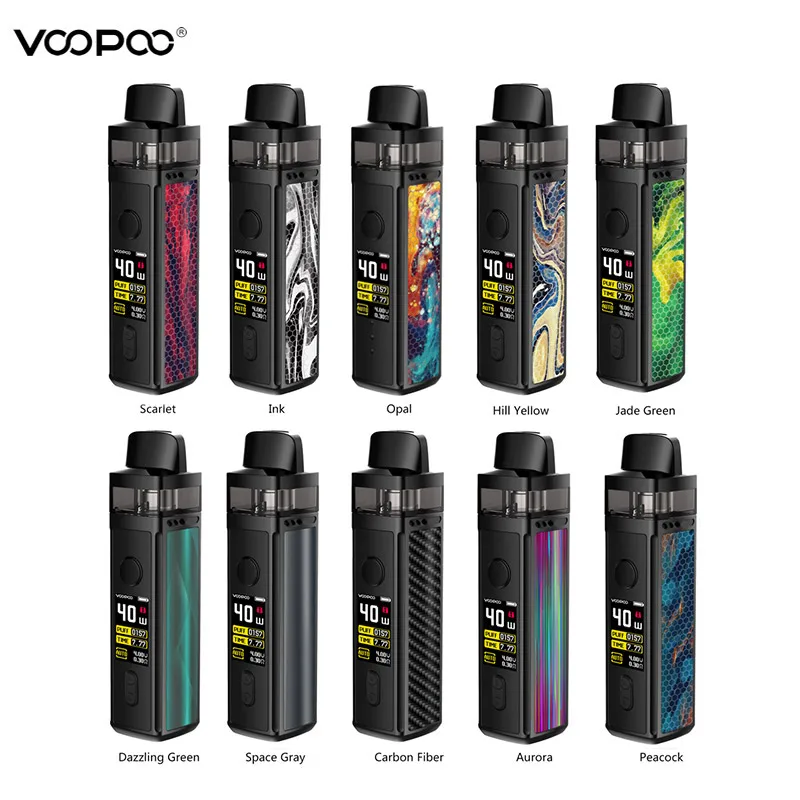 Electronic Cigarette VOOPOO VINCI Mod Pod Vape Kit with 1500mAh Battery & 5.5ml & 0.96 inch Color Screen vs Drag 2/ Shogun vape
Electronic Cigarette VOOPOO VINCI Mod Pod Vape Kit with 1500mAh Battery & 5.5ml & 0.96 inch Color Screen vs Drag 2/ Shogun vape