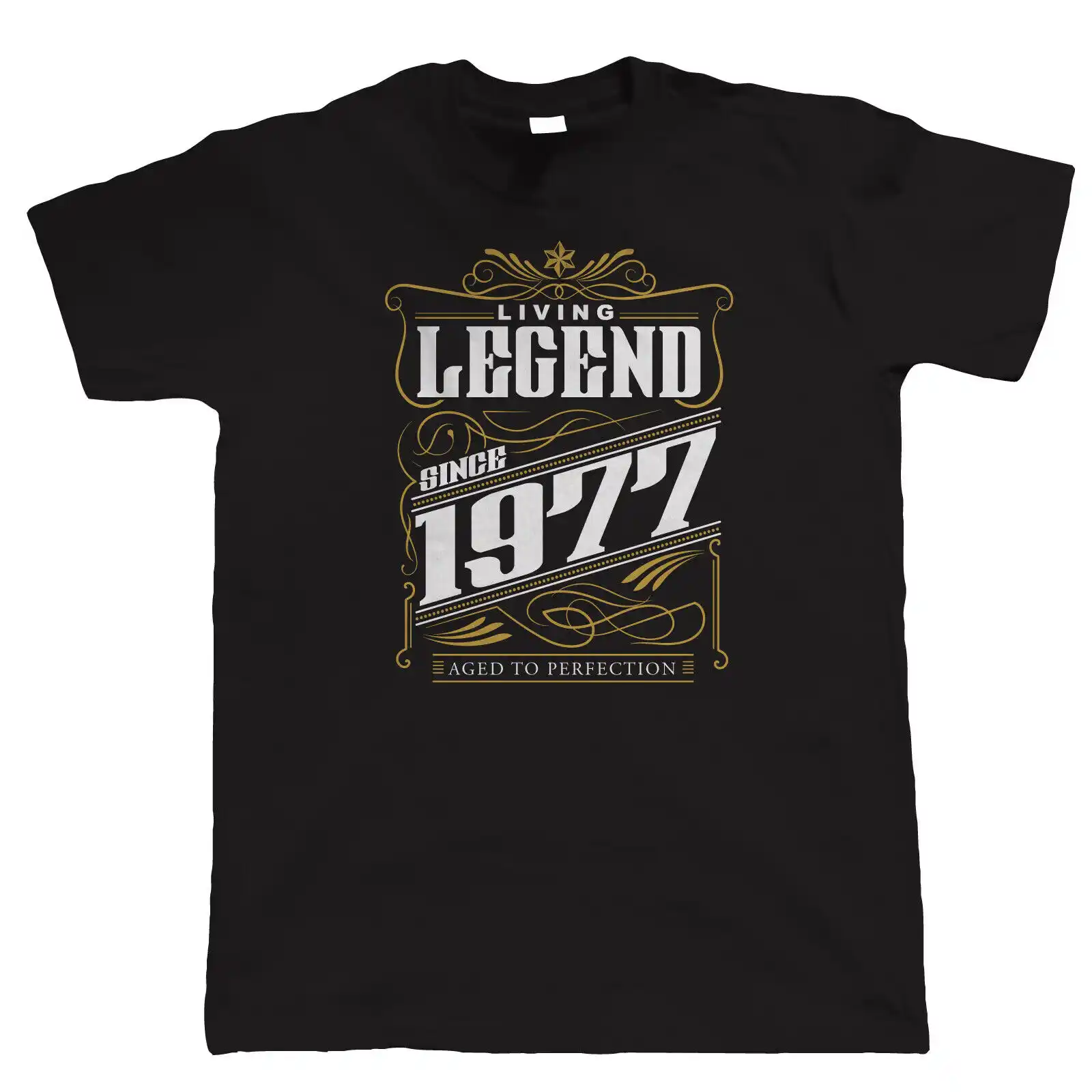 legend since 1977 mens funny t shirt, gift 40th birthday for him