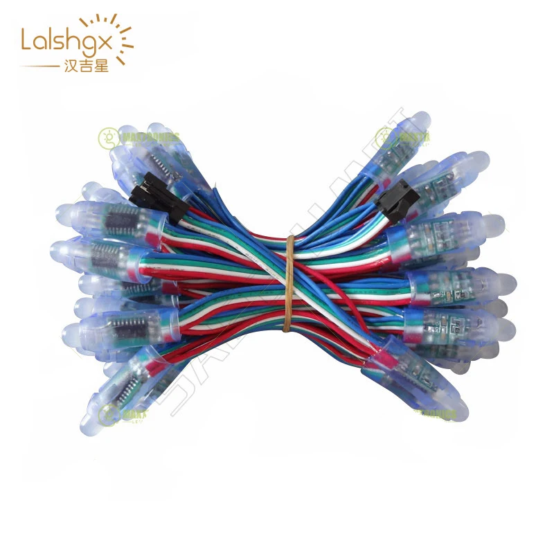 50pcs LED Lighting Modules 12mm led lumineuse luces DC5V full color WS2801/6803 pixel lights waterproof rgb led module strings
50pcs LED Lighting Modules 12mm led lumineuse luces DC5V full color WS2801/6803 pixel lights waterproof rgb led module strings