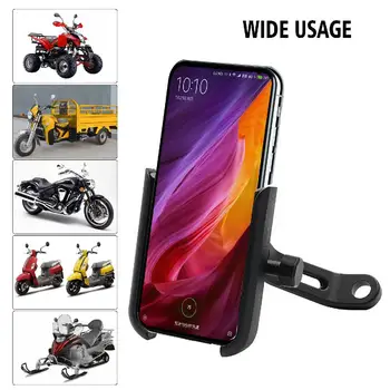 Motorcycle Phone Holder Rearview Mirror Phone Bracket Universal Stand Support for GPS Phone Motorcycle Electronic Accessory 
Motorcycle Phone Holder Rearview Mirror Phone Bracket Universal Stand Support for GPS Phone Motorcycle Electronic Accessory