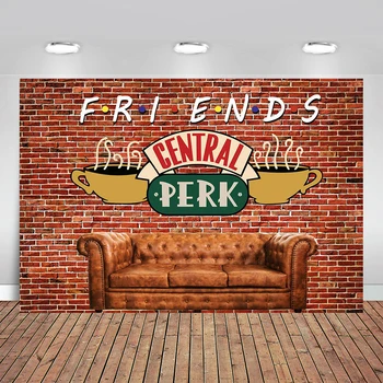 Red Brick Wall Backdrop Central Perk Friends Theme Birthday Party Sofa Coffee Shop Photography Background Photo Studio 
Red Brick Wall Backdrop Central Perk Friends Theme Birthday Party Sofa Coffee Shop Photography Background Photo Studio