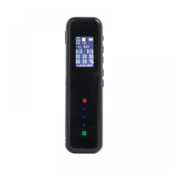 Digital Voice Activated Recorder For Lectures And Meetings Audio Microphone Rechargeable 16GB HD Sound Tape Mini Recording
Digital Voice Activated Recorder For Lectures And Meetings Audio Microphone Rechargeable 16GB HD Sound Tape Mini Recording