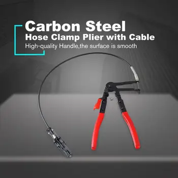 Auto Vehicle Tools Cable Type Flexible Wire Long Reach Hose Clamp Pliers for Car Repairs Hose Clamp Removal Hand Tools
Auto Vehicle Tools Cable Type Flexible Wire Long Reach Hose Clamp Pliers for Car Repairs Hose Clamp Removal Hand Tools