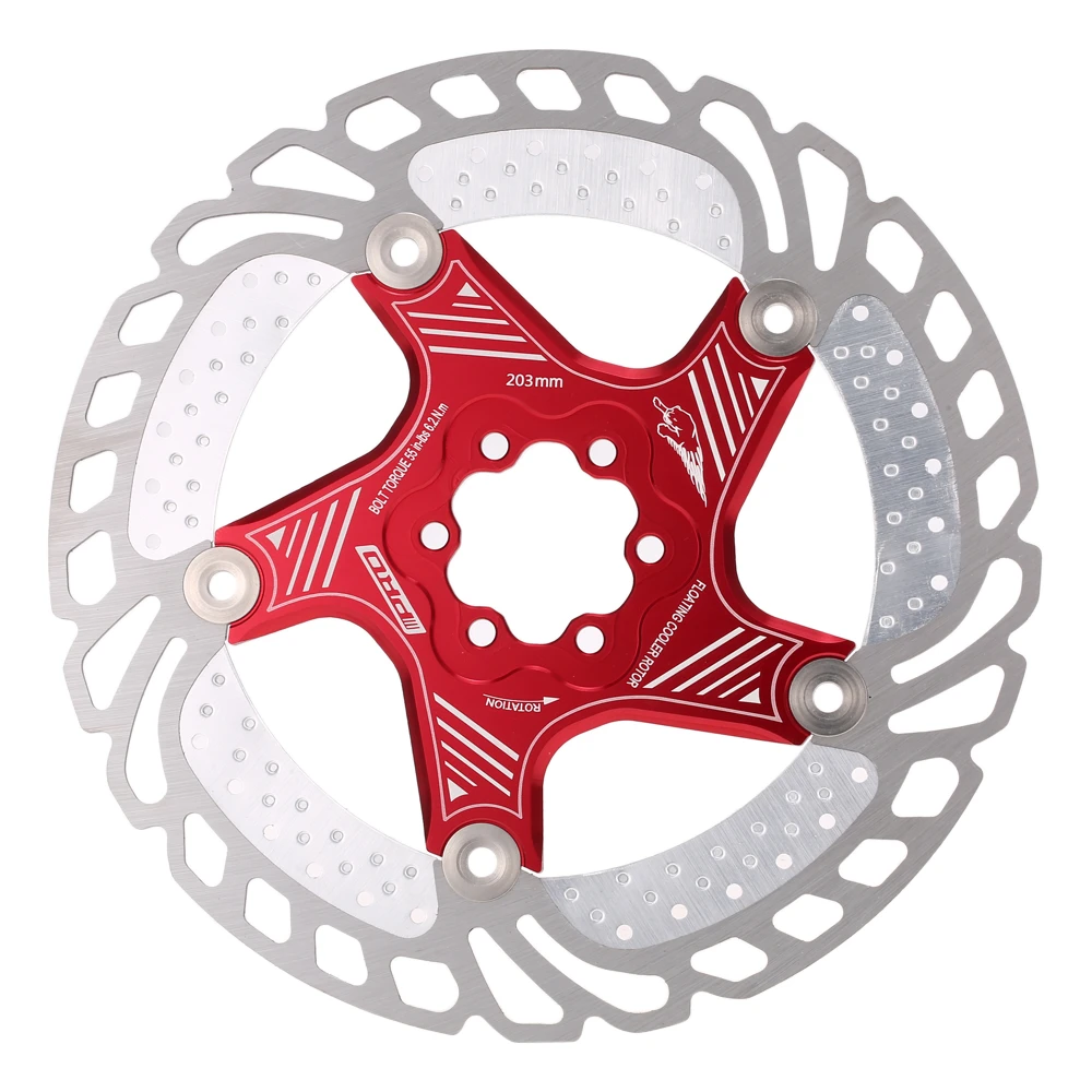 MTB Road Bike Cooler Rotor with Brake Alignment Tool 140MM / 160MM / 180MM / 203MM Cycling Floating Cooling Rotor
MTB Road Bike Cooler Rotor with Brake Alignment Tool 140MM / 160MM / 180MM / 203MM Cycling Floating Cooling Rotor