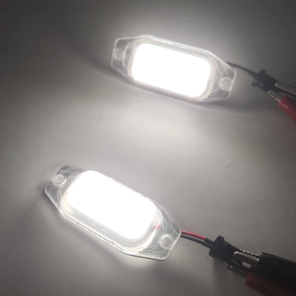1 пара светодиодных ламп для номерного знака Toyota Land Cruiser Fj80 91-97 Lexus LX450 96-98 Prado 10-16
