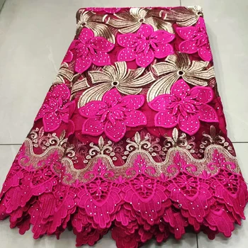 2020 Embroidery African tulle lace fabric lace fabric with beads stone Preferential high quality french laces for party 5 yards 
2020 Embroidery African tulle lace fabric lace fabric with beads stone Preferential high quality french laces for party 5 yards