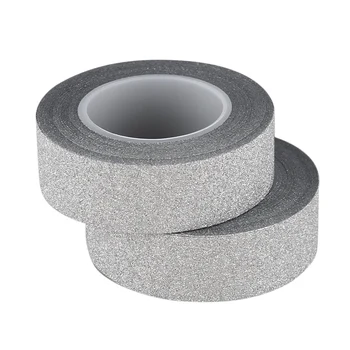2Pcs Glitter Masking Tape Adhesive Sticker Stick Label DIY Gift 15mm*10M silver
2Pcs Glitter Masking Tape Adhesive Sticker Stick Label DIY Gift 15mm*10M silver