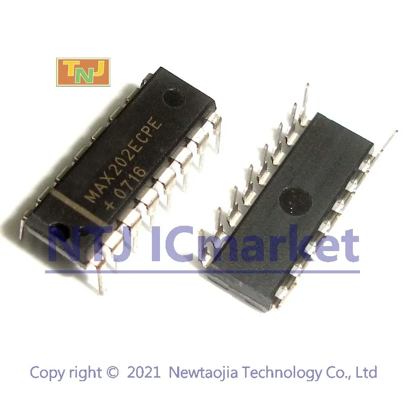 5 шт. MAX202ECPE DIP-16 MAX202 RS-232 оптические трансиверы | Электронные компоненты и
