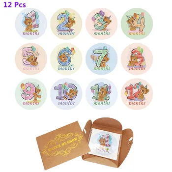12 Pcs Month Sticker Baby Photography Milestone Memorial Monthly Newborn Kids Commemorative Card Number Photo Props Accessories
12 Pcs Month Sticker Baby Photography Milestone Memorial Monthly Newborn Kids Commemorative Card Number Photo Props Accessories
