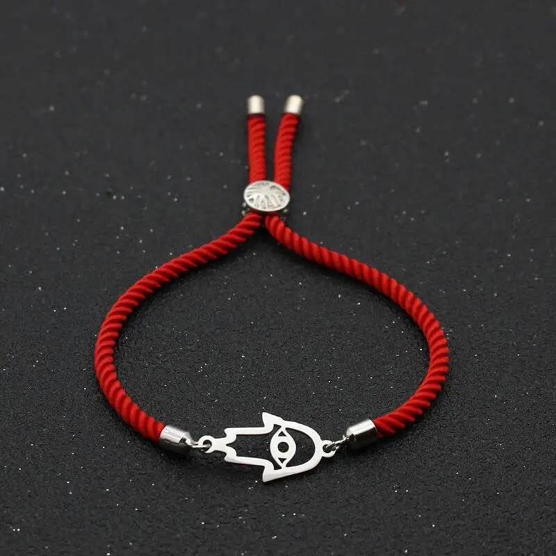 Cute Bear Lovely Stainless Steel Little Hand Eye Charm Bracelet Simple Lucky Red Rope Friendship Bracelets For Women Men Jewelry
Cute Bear Lovely Stainless Steel Little Hand Eye Charm Bracelet Simple Lucky Red Rope Friendship Bracelets For Women Men Jewelry