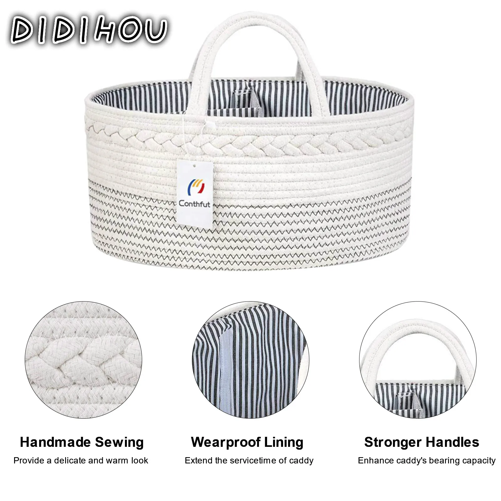 Baby Diaper Caddy Nursery Storage Wipes Nappy Organizer Container Baby Diaper Basket 100% Cotton Canvas Storage Baskets
Baby Diaper Caddy Nursery Storage Wipes Nappy Organizer Container Baby Diaper Basket 100% Cotton Canvas Storage Baskets