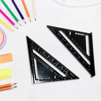 7/12inch Aluminum Alloy Triangle Angle Ruler Squares for Woodworking Angle Protractor Rulers Measuring Tools
7/12inch Aluminum Alloy Triangle Angle Ruler Squares for Woodworking Angle Protractor Rulers Measuring Tools