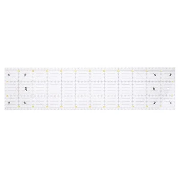 Diy Handmade Patchwork Feet Tailor Quilting Tools Acrylic Material 60x15 Cm Patchwork Measuring Ruler Seam Sewing Scale Rulers
Diy Handmade Patchwork Feet Tailor Quilting Tools Acrylic Material 60x15 Cm Patchwork Measuring Ruler Seam Sewing Scale Rulers