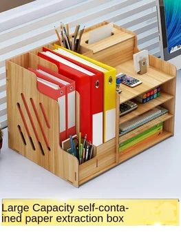 Desktop Simple Bookshelf Multi-layer Folder Storage Box Drawer A4 File Frame Pen Holder Rack File Box
Desktop Simple Bookshelf Multi-layer Folder Storage Box Drawer A4 File Frame Pen Holder Rack File Box