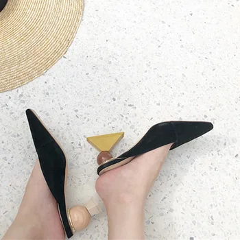 Slip On Asymmetric Building Blocks Women Mules Fashion Design Flock Ladies Summer Slippers High Strange Heels Leather Shoes
Slip On Asymmetric Building Blocks Women Mules Fashion Design Flock Ladies Summer Slippers High Strange Heels Leather Shoes