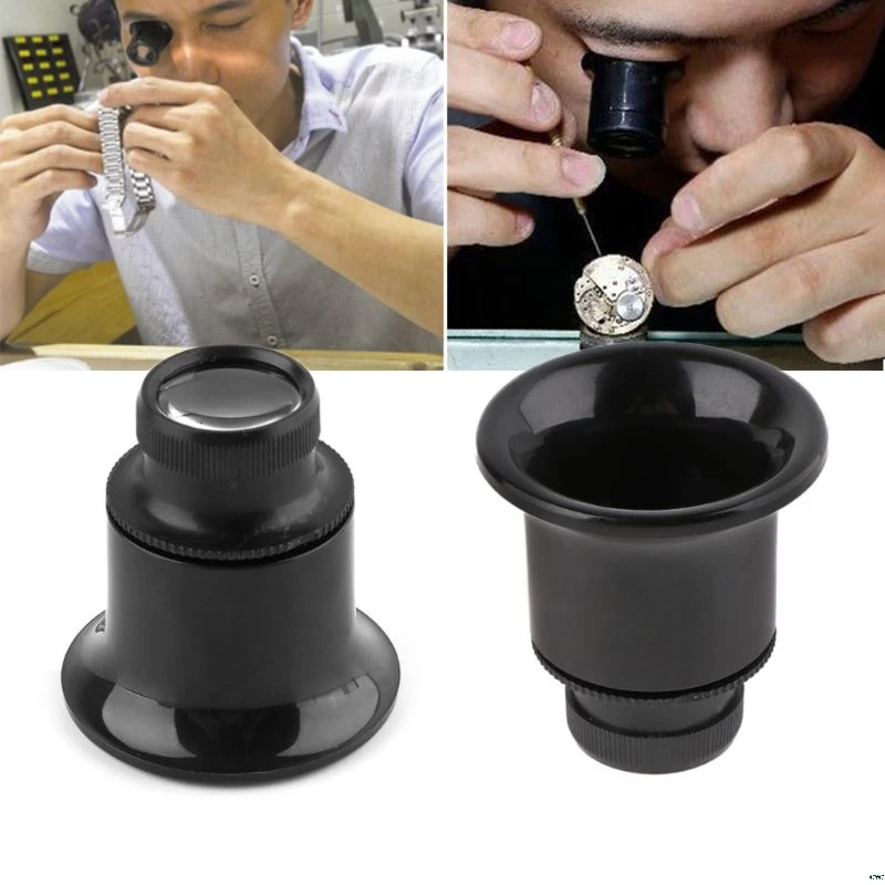 20X Jeweler Watch Magnifier Tool Monocular Magnifying Glass Loupe Lens Black
20X Jeweler Watch Magnifier Tool Monocular Magnifying Glass Loupe Lens Black