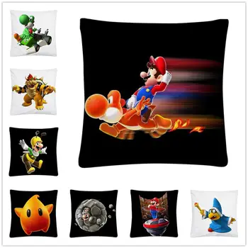 Mario cartoon pattern Soft Short Plush Cushion Cover Pillow Case for Home Sofa Car Decor Pillowcase 45X45cm
Mario cartoon pattern Soft Short Plush Cushion Cover Pillow Case for Home Sofa Car Decor Pillowcase 45X45cm
