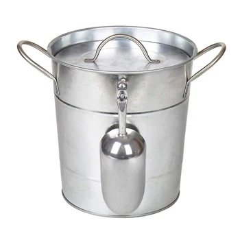 Vintage Home Cooling Portable Kitchen Ice Bucket Set With Shovel Galvanized Double Walled Refrigeration Storage Outdoor Party
Vintage Home Cooling Portable Kitchen Ice Bucket Set With Shovel Galvanized Double Walled Refrigeration Storage Outdoor Party