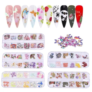 12 Grids 3D Butterfly Nail Art Designs Sequins Flakes Glitter Foils Christmas Colouful Flower DIY Nail Art Manicure Decoration
12 Grids 3D Butterfly Nail Art Designs Sequins Flakes Glitter Foils Christmas Colouful Flower DIY Nail Art Manicure Decoration