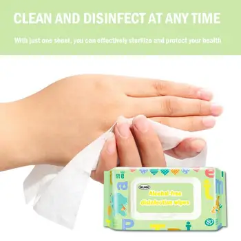 80pcs/box Alcohol-free Wet Wipes Disposable Disinfection Clean Wipe Hypoallergenic For Children Baby Jewelry Mobile Phone Clean
80pcs/box Alcohol-free Wet Wipes Disposable Disinfection Clean Wipe Hypoallergenic For Children Baby Jewelry Mobile Phone Clean