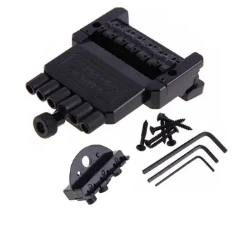 1 Set 6 String Saddle Headless Guitar Bridge Tailpiece Black for Electric Guitar
1 Set 6 String Saddle Headless Guitar Bridge Tailpiece Black for Electric Guitar