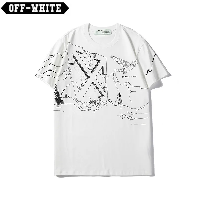 19ss New Style off Popular Brand Hand-Painted Geometry Sketch Dove Short Sleeve Digital Direct Injection Printing Crafts
19ss New Style off Popular Brand Hand-Painted Geometry Sketch Dove Short Sleeve Digital Direct Injection Printing Crafts