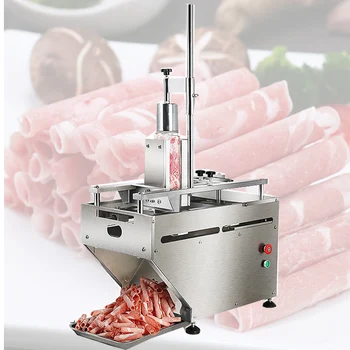 Full automatic frozen meat slicer machine meat slice machine with high quality
Full automatic frozen meat slicer machine meat slice machine with high quality