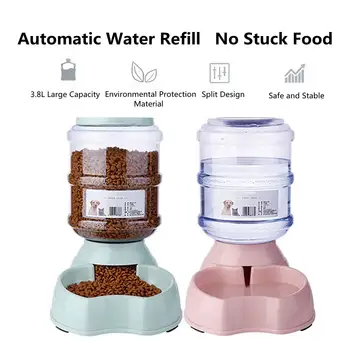 500ml Pet Dog Cat Feeders Water Dispenser Fountain Bottle Set Plastic Household Automatic Pet Feeding Drinking Water Bowl Dish
500ml Pet Dog Cat Feeders Water Dispenser Fountain Bottle Set Plastic Household Automatic Pet Feeding Drinking Water Bowl Dish