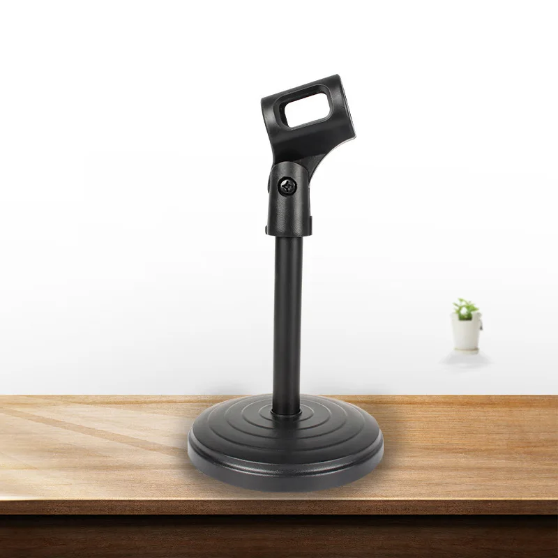 Desktop Wired Microphone Wireless Microphone Disc Bracket Mobile Phone Computer Microphone K Song Microphone Metal Rack
Desktop Wired Microphone Wireless Microphone Disc Bracket Mobile Phone Computer Microphone K Song Microphone Metal Rack