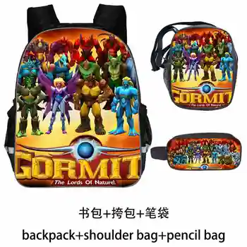 3pcs Cartoon Gormiti Pattern Printing Kids Backpack for Boys Girls Cute Bookbag Custom Teenagers Cool Schoolbag Design Mochila
3pcs Cartoon Gormiti Pattern Printing Kids Backpack for Boys Girls Cute Bookbag Custom Teenagers Cool Schoolbag Design Mochila