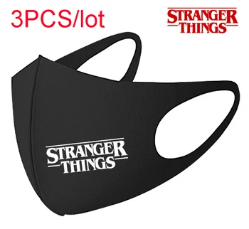 3PCS Black Mouth Mask Stranger Things Cartoon Pattern Face Mask Cotton Fabric Anti Dust Pollution Masks For Man Women Washable
3PCS Black Mouth Mask Stranger Things Cartoon Pattern Face Mask Cotton Fabric Anti Dust Pollution Masks For Man Women Washable