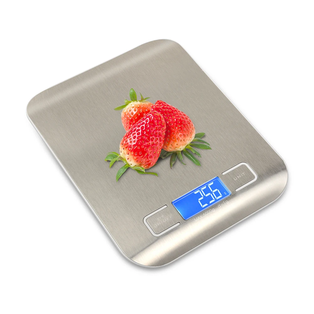 New 11lb 5Kg Electronic Kitchen Scale Digital Food Scale Stainless Steel Weighing Scale LCD High Precision Measuring Tools
New 11lb 5Kg Electronic Kitchen Scale Digital Food Scale Stainless Steel Weighing Scale LCD High Precision Measuring Tools