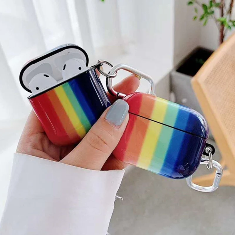 For Airpods Pro 3 Headset Soft Silicon Case For Airpods 1 2 Rainbow Colors Earphone Protective Cover Waterproof
For Airpods Pro 3 Headset Soft Silicon Case For Airpods 1 2 Rainbow Colors Earphone Protective Cover Waterproof