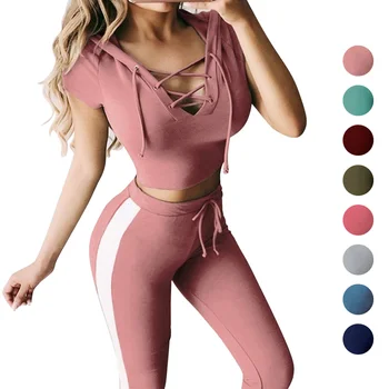 Sexy Womens Tracksuit Tank Top +Pants Set Two-Piece Outfit Casual Suit Ladies Sport Wear Joggers Gym Fitness Sportswear Sets
Sexy Womens Tracksuit Tank Top +Pants Set Two-Piece Outfit Casual Suit Ladies Sport Wear Joggers Gym Fitness Sportswear Sets