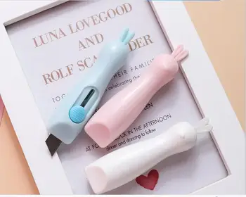 100pcs/Lot Office Stationery Rabbit Art Knife Small Size Safety Paper Cutting Knife Removal Express UK002 
100pcs/Lot Office Stationery Rabbit Art Knife Small Size Safety Paper Cutting Knife Removal Express UK002