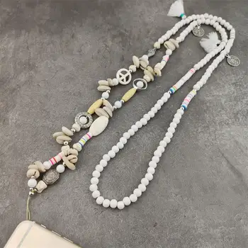 Boho White Shell Cross Boday Strap Lanyard U Disk Work Card Mobile Cell Phone Chain Straps phone Hang Rope Jewelry
Boho White Shell Cross Boday Strap Lanyard U Disk Work Card Mobile Cell Phone Chain Straps phone Hang Rope Jewelry