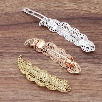 10pcs French Barrette Leaf Spring Hair Clips Automatic Clip Gold Hairpin Base Setting Accessories For Jewelry Making
10pcs French Barrette Leaf Spring Hair Clips Automatic Clip Gold Hairpin Base Setting Accessories For Jewelry Making