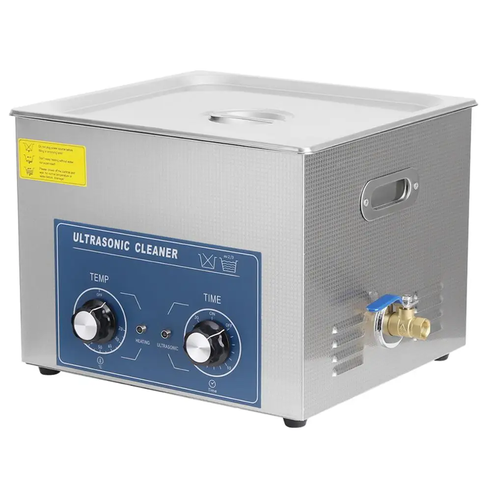 15L Ultrasonic Cleaner Timing Jewelry Watch Glasses Washer Cleaning Machine Stainless Steel Bath Sonic Cleaner
15L Ultrasonic Cleaner Timing Jewelry Watch Glasses Washer Cleaning Machine Stainless Steel Bath Sonic Cleaner