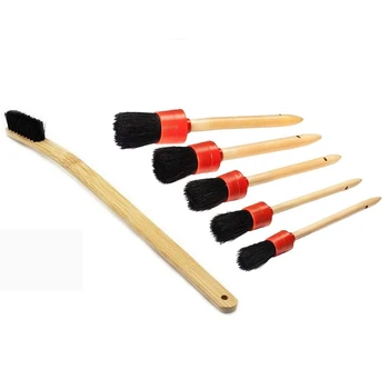 5 x Specialist Soft Natural Hog Hair Detailing Brushes for Car Cleaning Vents, Dash, Trim, & Auto Engine Cleaning Brush Car Rim
5 x Specialist Soft Natural Hog Hair Detailing Brushes for Car Cleaning Vents, Dash, Trim, & Auto Engine Cleaning Brush Car Rim