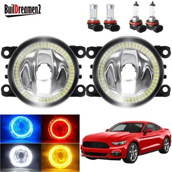 Angel Eye Fog Light For Ford Mustang 2005-2017(Not Fit GT) Car Front Bumper Fog Lamp with Halo DRL Daytime Running Light H11 12V
Angel Eye Fog Light For Ford Mustang 2005-2017(Not Fit GT) Car Front Bumper Fog Lamp with Halo DRL Daytime Running Light H11 12V