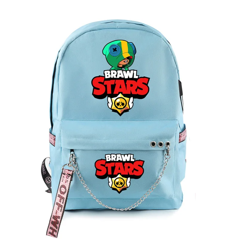 

Brawl game stars schoolbag School Backpack model Spike Shelly Leon PRIMO MORTIS Backpack kids birthday Toys Gifts