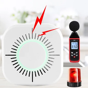 Smoke Detector Wireless 433MHz Fire Security Protection Alarm Sensor for Smart Home Automation, Work with Sonoff RF Bridge
Smoke Detector Wireless 433MHz Fire Security Protection Alarm Sensor for Smart Home Automation, Work with Sonoff RF Bridge